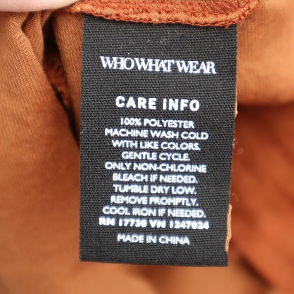 Who What Wear Shirt Womens S Orange Sleeveless Scoop Neck Layered Tank Top - Picture 3 of 11